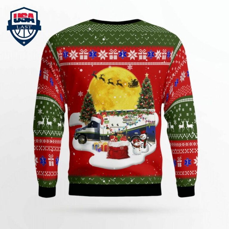 Wagoner EMS 3D Christmas Sweater - Rocking picture