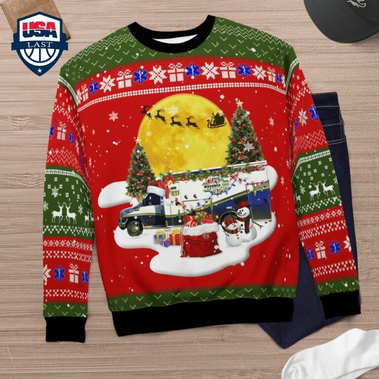 Wagoner EMS 3D Christmas Sweater - Cutting dash
