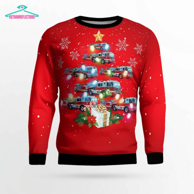 Washington DC Fire And EMS Department 3D Christmas Sweater - Looking so nice