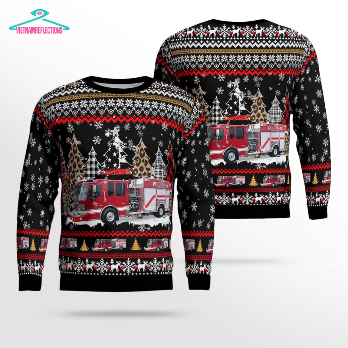 West Peculiar Fire Protection District 3D Christmas Sweater