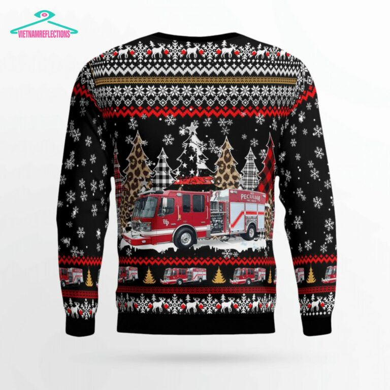 West Peculiar Fire Protection District 3D Christmas Sweater - Good one dear