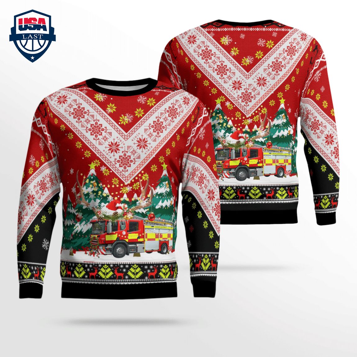 Wiltshire Fire And Rescue Service 3D Christmas Sweater