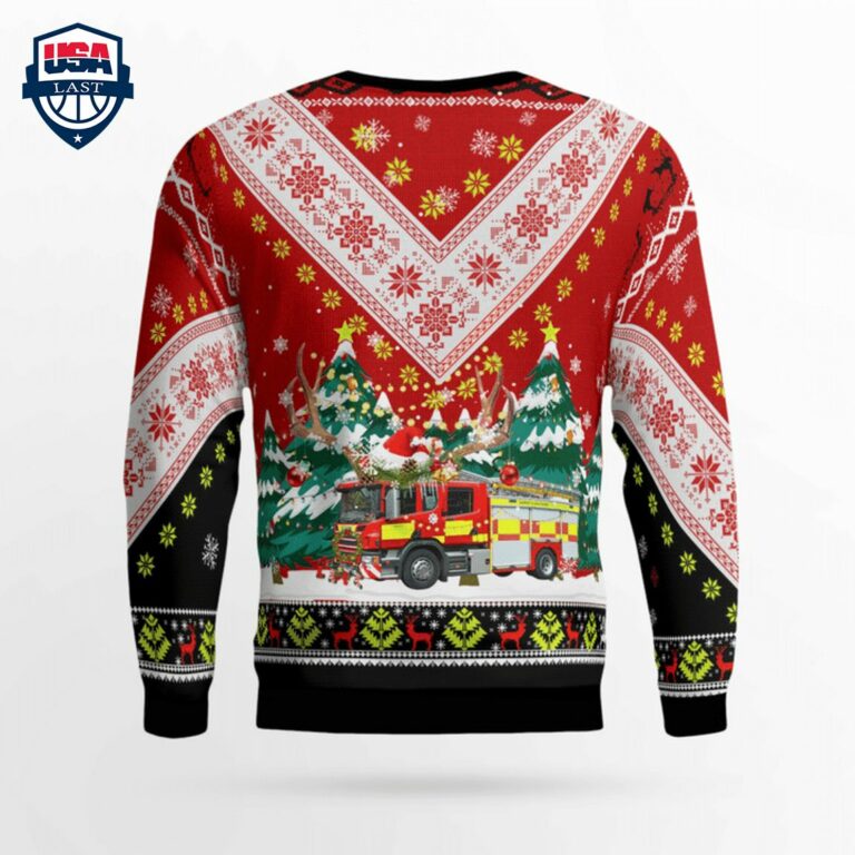 Wiltshire Fire And Rescue Service 3D Christmas Sweater - Loving click