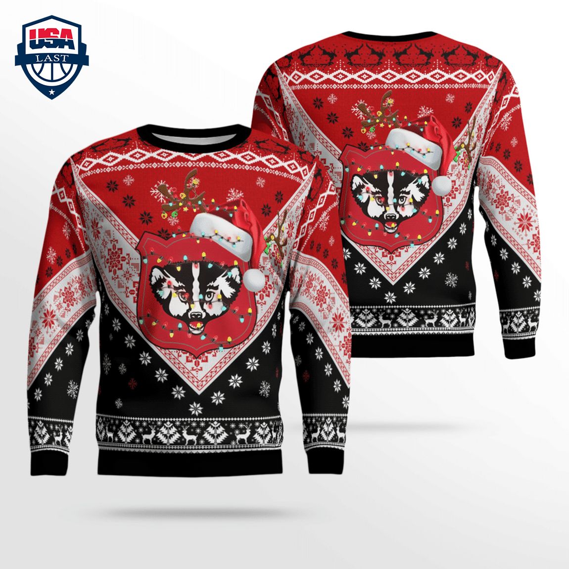 Wisconsin Army National Guard 3D Christmas Sweater