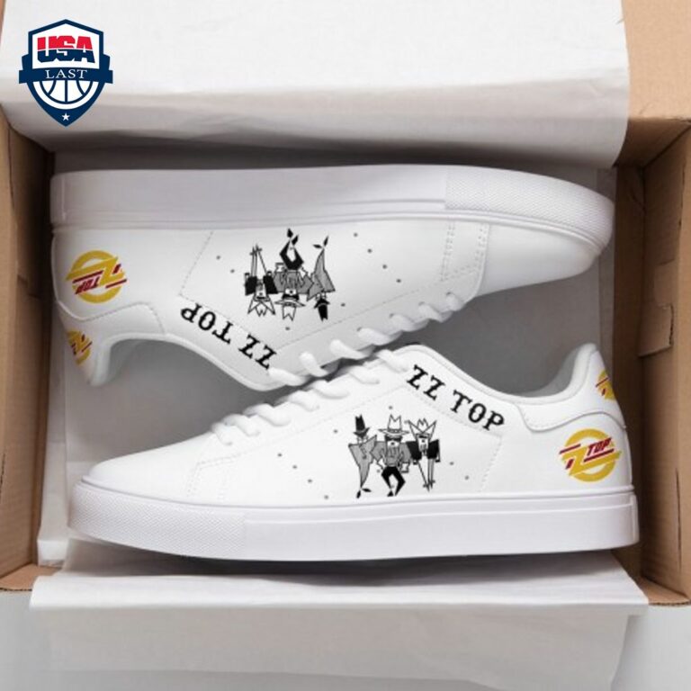 ZZ Top White Style 1 Stan Smith Low Top Shoes - Good one dear
