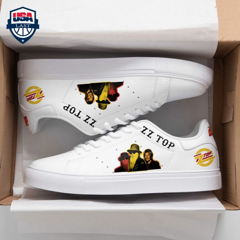ZZ Top White Style 2 Stan Smith Low Top Shoes - My friends!
