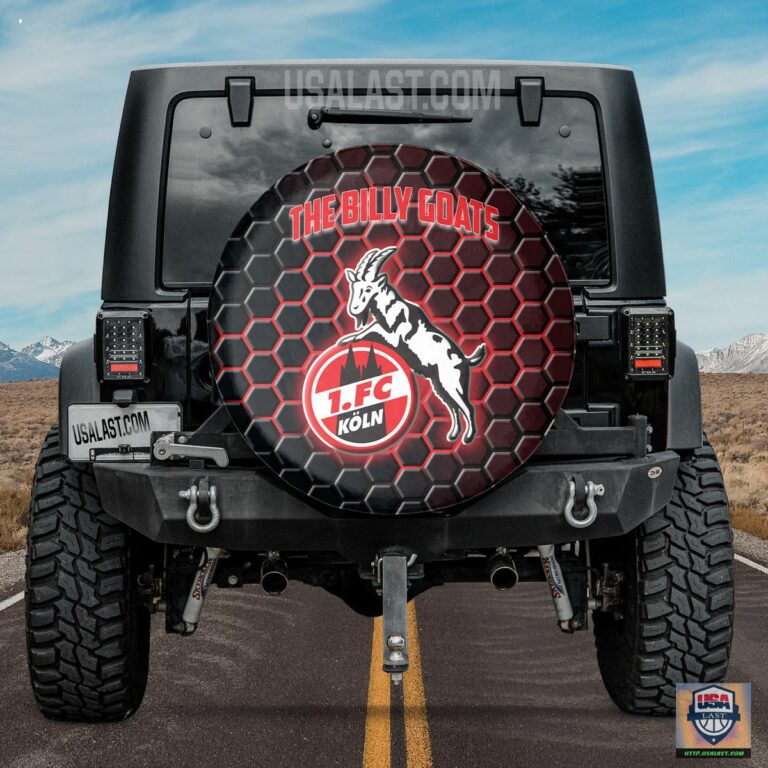 1. FC K�ln Spare Tire Cover - You look handsome bro