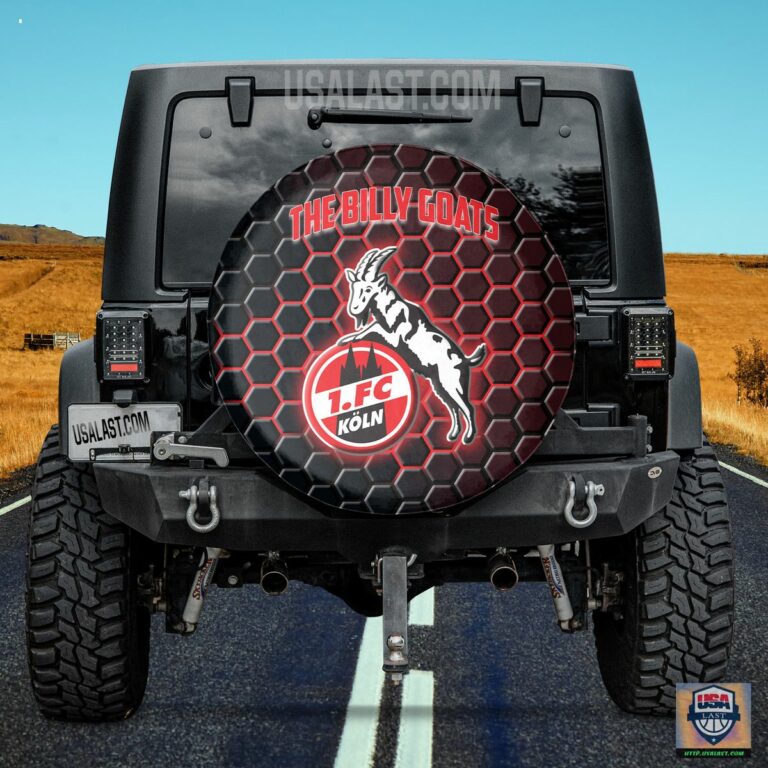 1. FC K�ln Spare Tire Cover - You look too weak