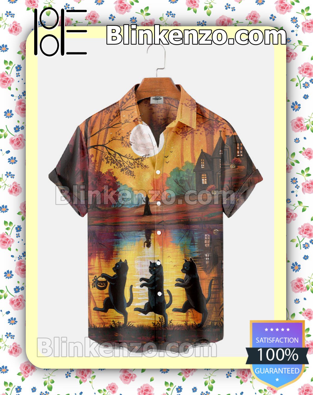 Cat Halloween Trick Or Treat Halloween 2022 Idea Shirt