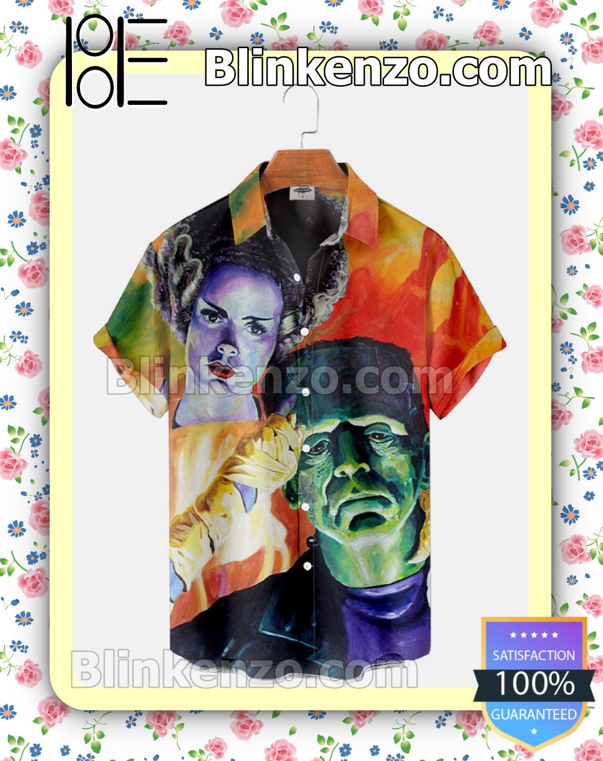 Free Frankenstein And The Bride Halloween 2022 Idea Shirt