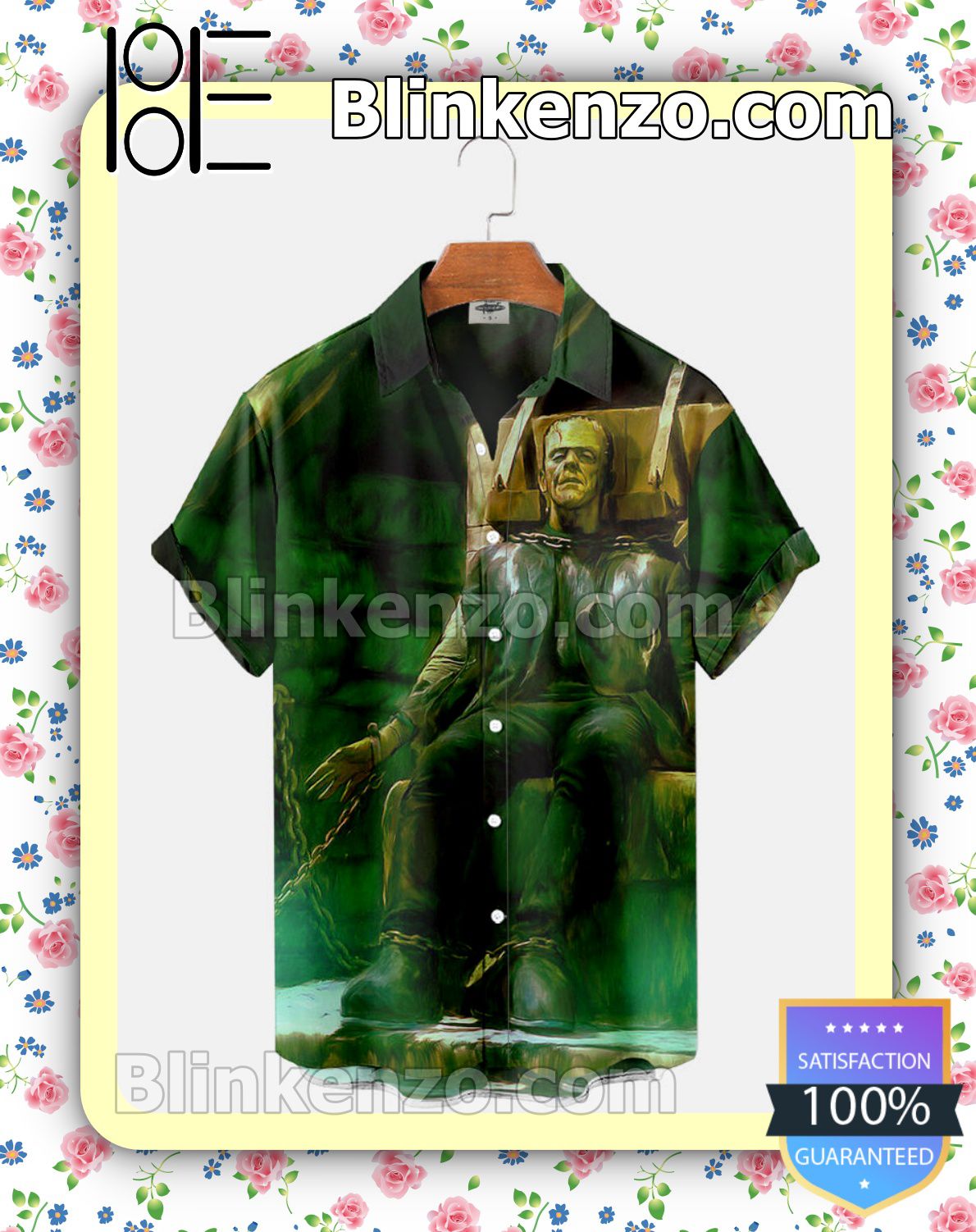 Frankenstein Chained To A Chair Halloween 2022 Idea Shirt