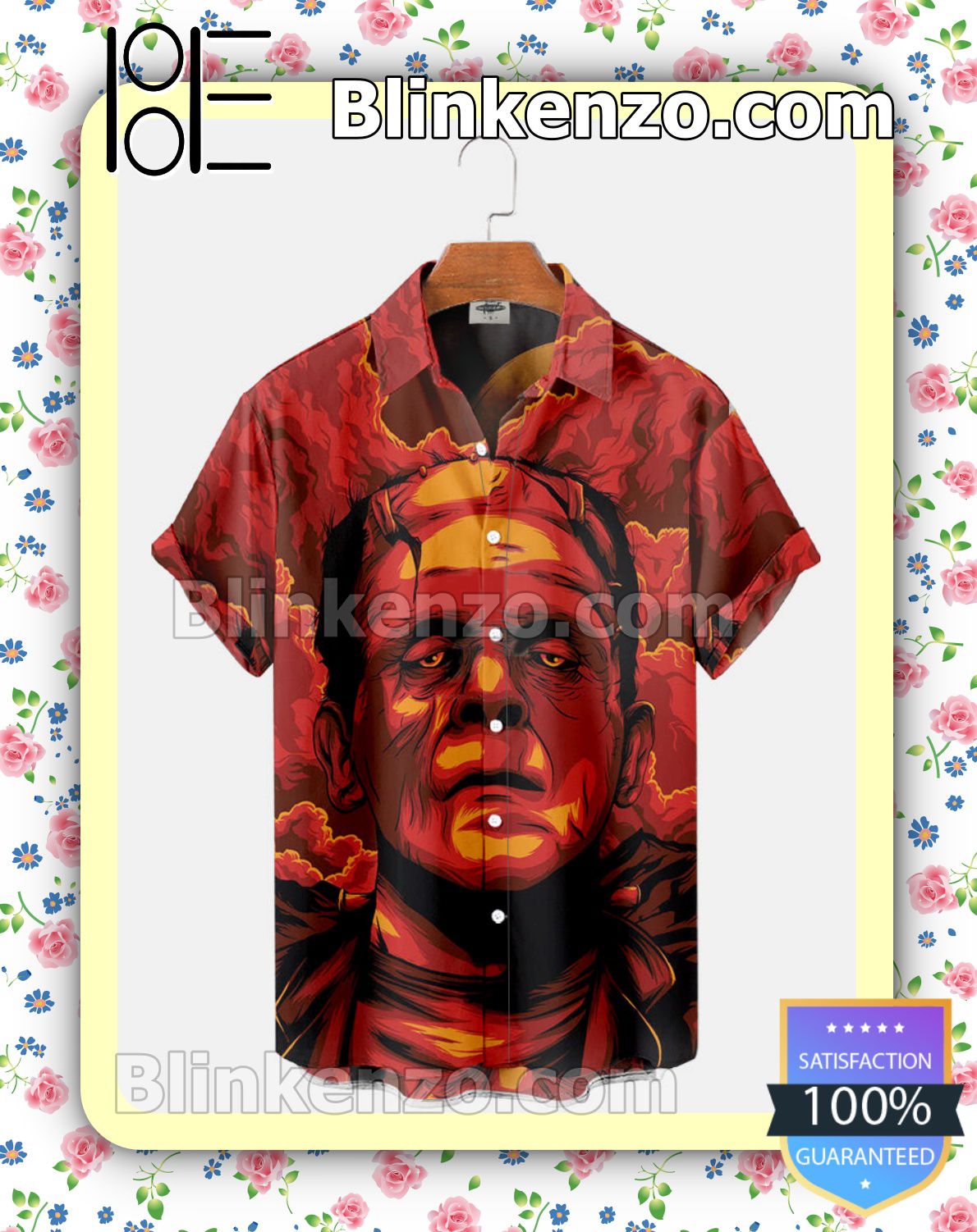 Luxury Frankenstein Horror Red Halloween 2022 Idea Shirt