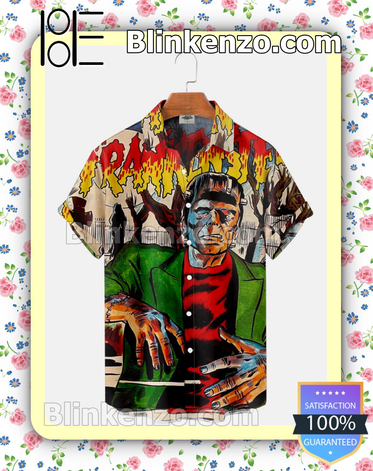 Handmade Frankenstein Monster Halloween 2022 Idea Shirt