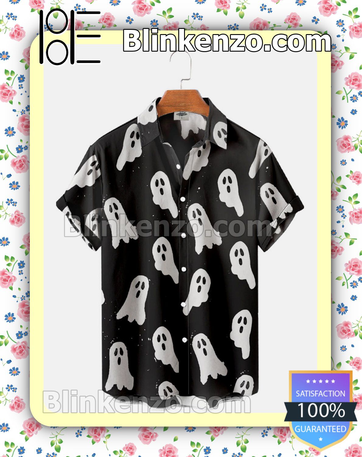 Ghost Printed Halloween 2022 Idea Shirt