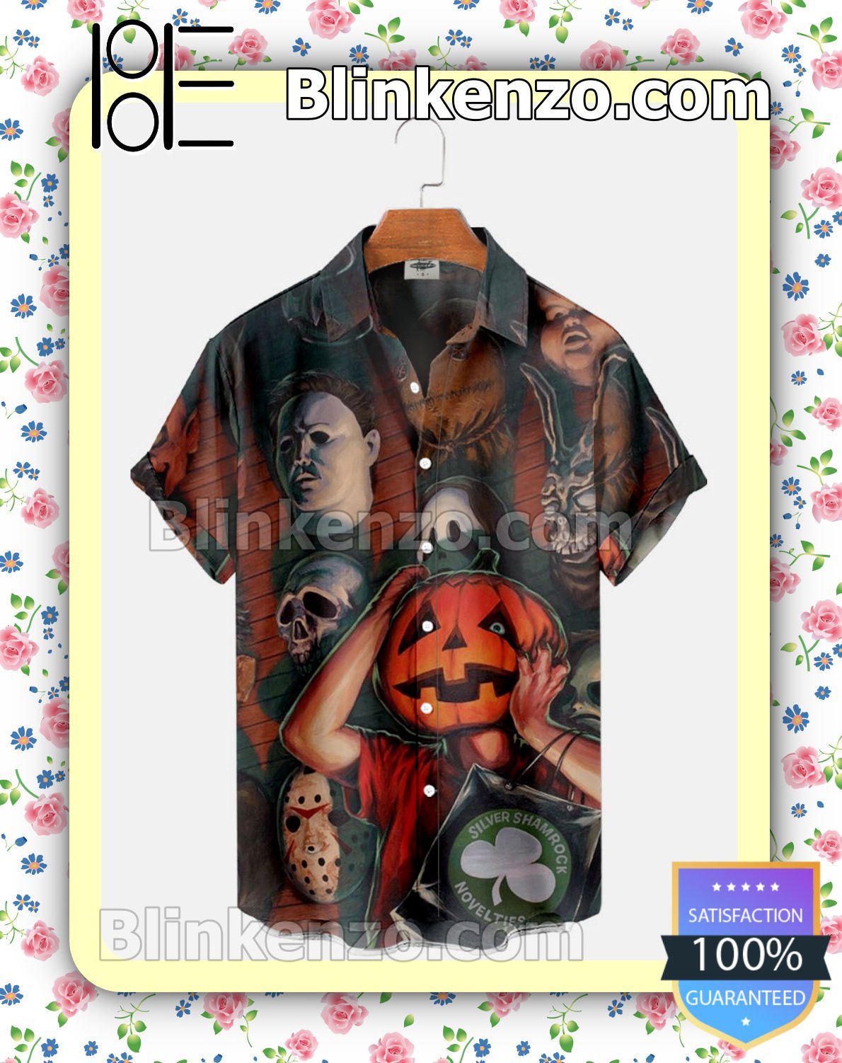 Father’s Day Gift Halloween Pumpkin And Horror Friends Halloween 2022 Idea Shirt