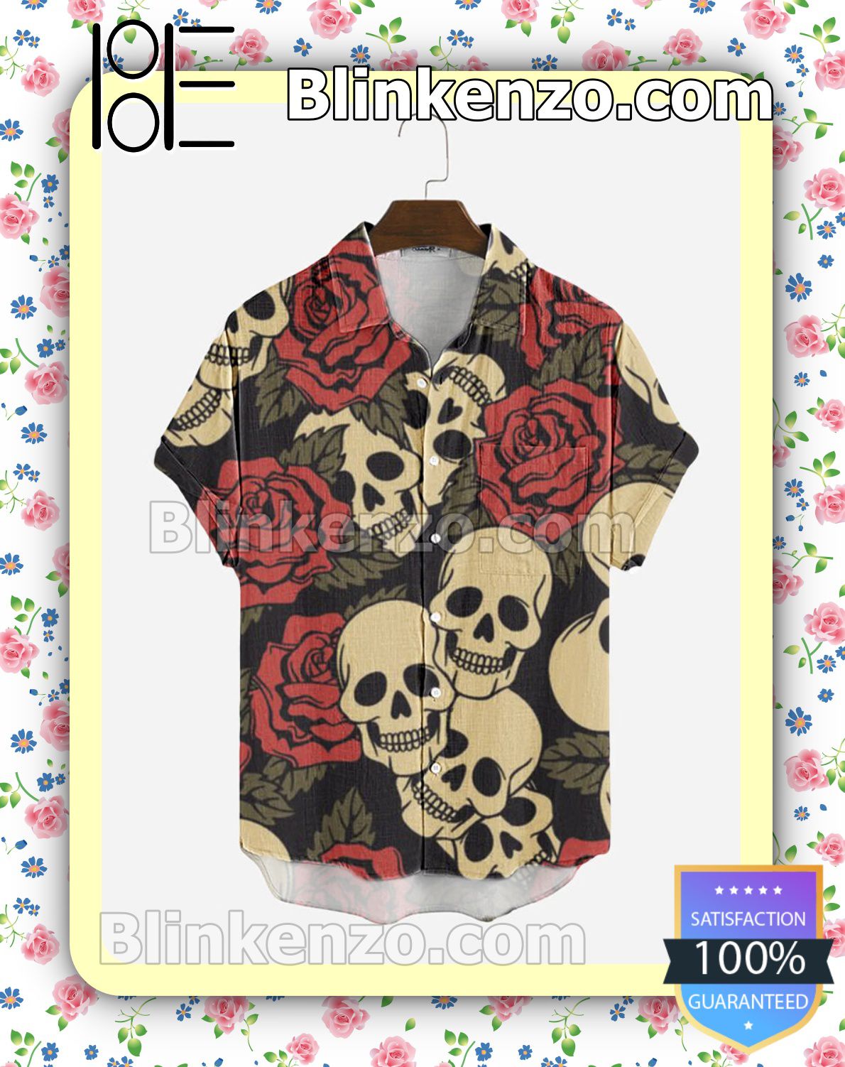 Cheap Skull And Rose Halloween 2022 Idea Shirt