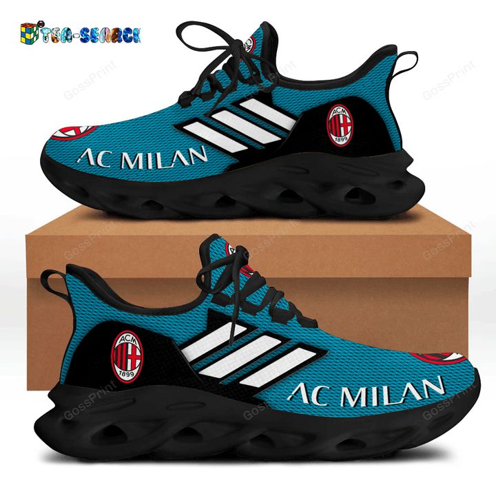 AC Milan FC Blue Max Soul Shoes - Such a charming picture.
