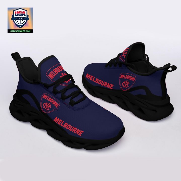 AFL Melbourne Football Club Custom Max Soul Sport Shoes - Natural and awesome