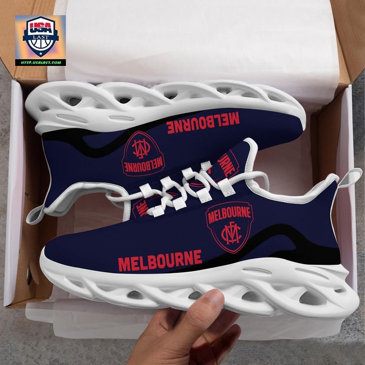 AFL Melbourne Football Club Custom Max Soul Sport Shoes - Studious look