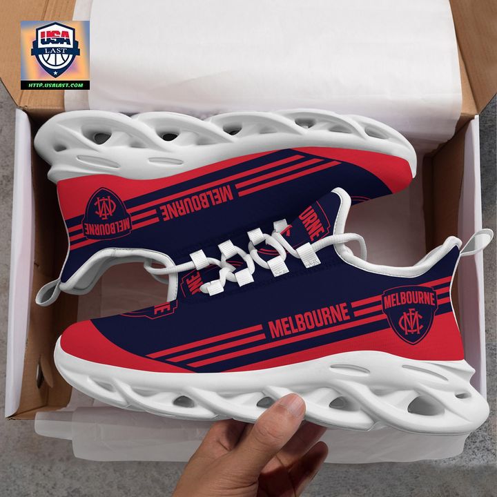 AFL Melbourne Football Club White Clunky Sneakers