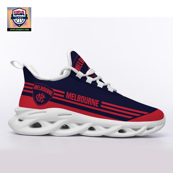 AFL Melbourne Football Club White Clunky Sneakers - You look different and cute