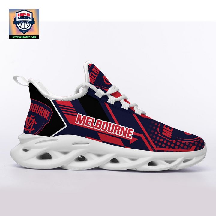 AFL Melbourne Football Club White Clunky Sneakers V1 - Super sober
