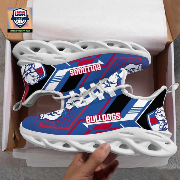 AFL Western Bulldogs White Clunky Sneakers - Out of the world