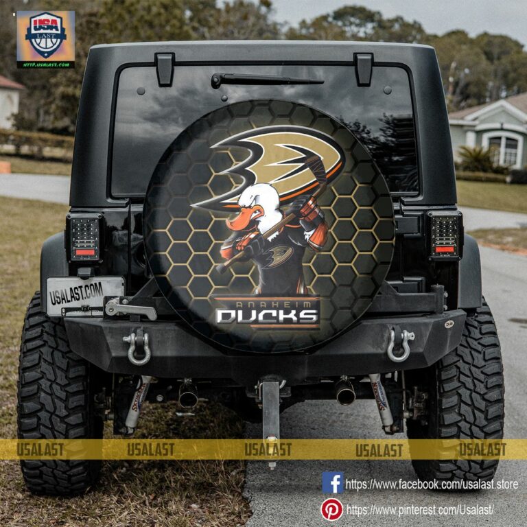 Anaheim Ducks MLB Mascot Spare Tire Cover - Natural and awesome
