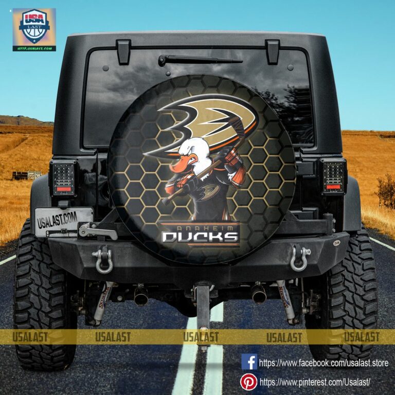 Anaheim Ducks MLB Mascot Spare Tire Cover - Awesome Pic guys
