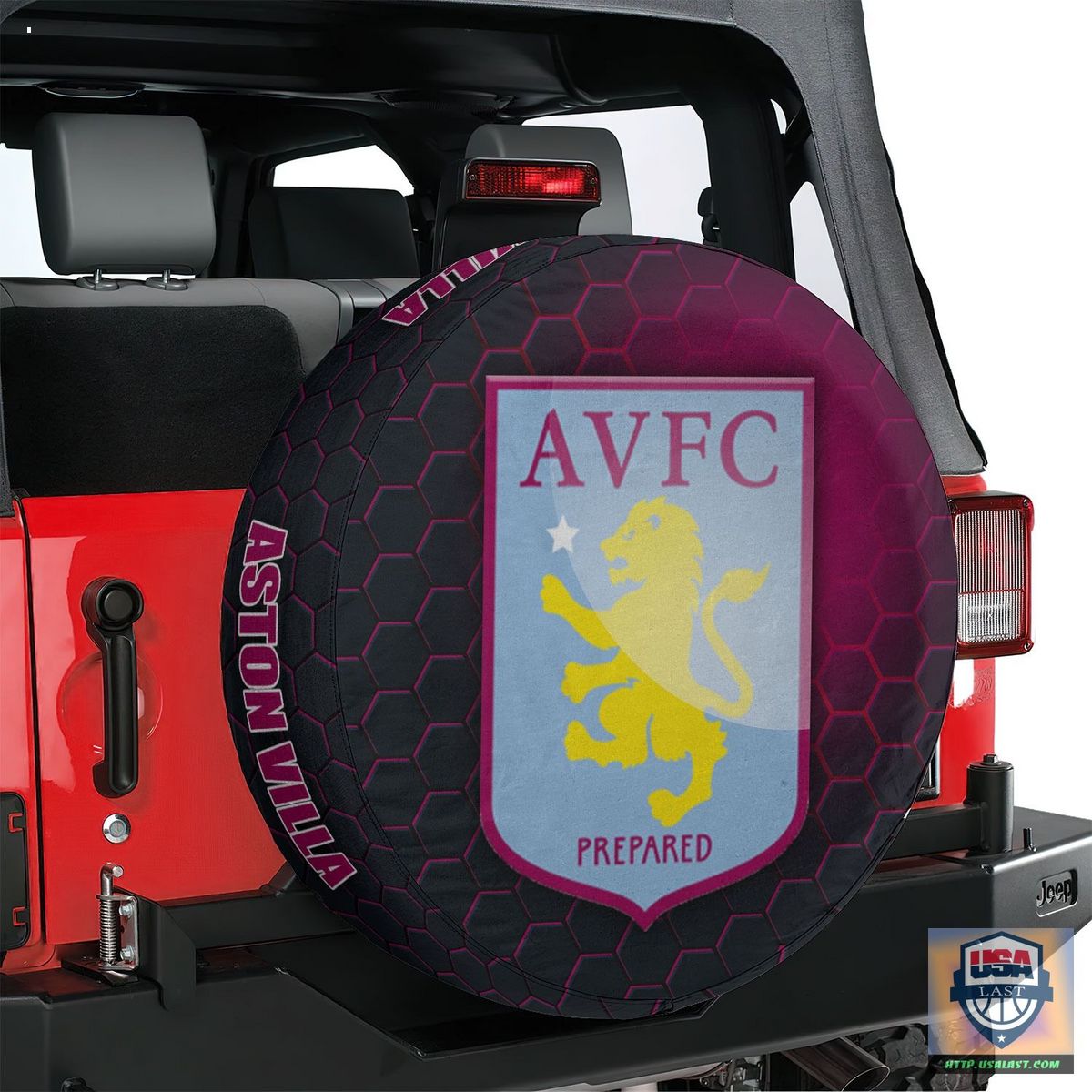 AMAZING Aston Villa FC Spare Tire Cover