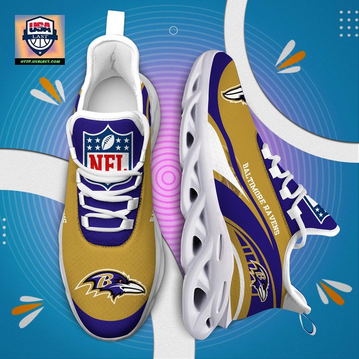 Baltimore Ravens NFL Customized Max Soul Sneaker