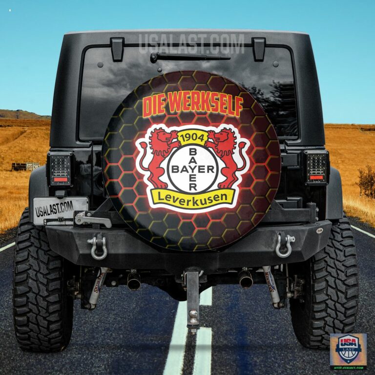 Bayer Leverkusen Spare Tire Cover - Have you joined a gymnasium?