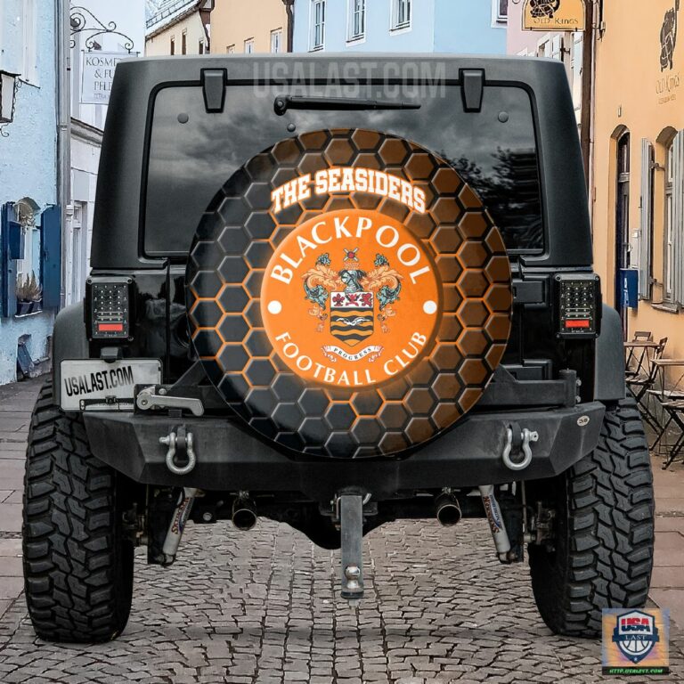 Blackpool FC Spare Tire Cover - Beauty lies within for those who choose to see.