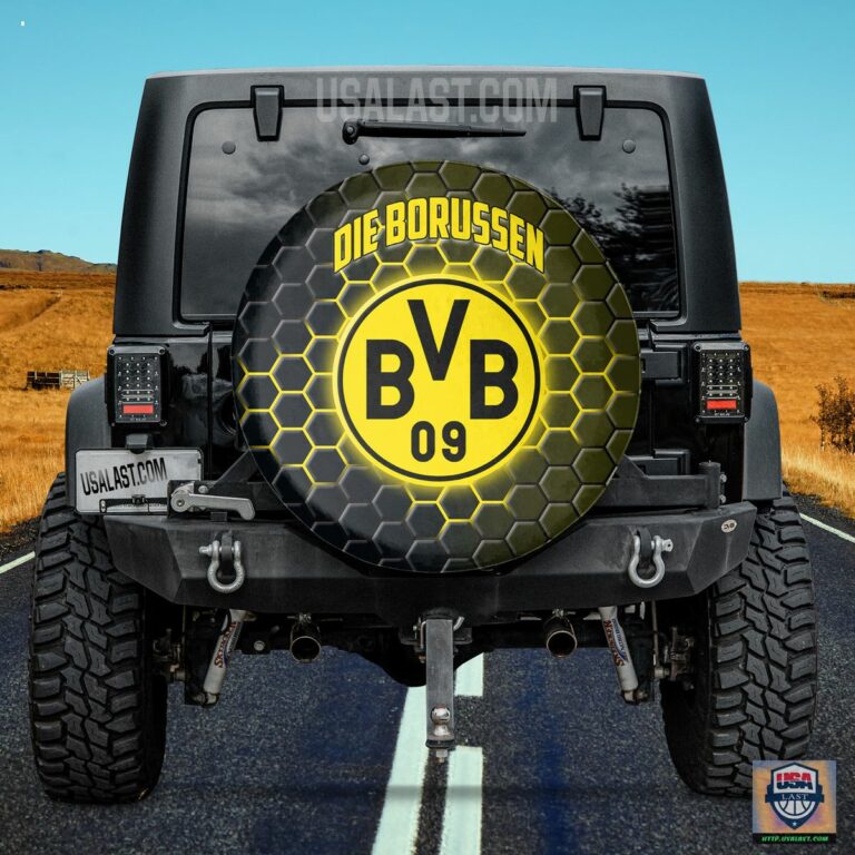 Borussia Dortmund Spare Tire Cover - Nice bread, I like it