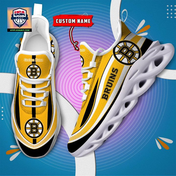 Boston Bruins NHL Clunky Max Soul Shoes New Model