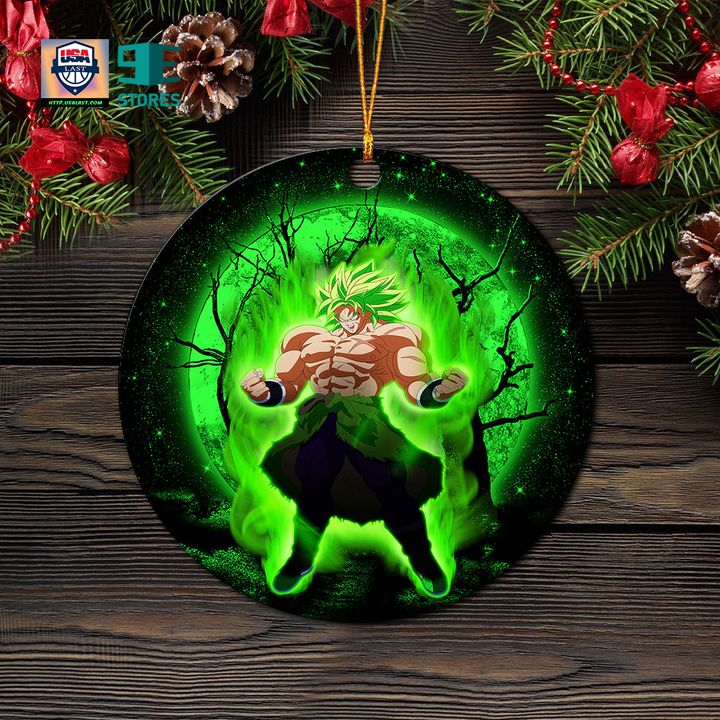 Broly Moonlight Mica Circle Ornament Perfect Gift For Holiday - Good one dear