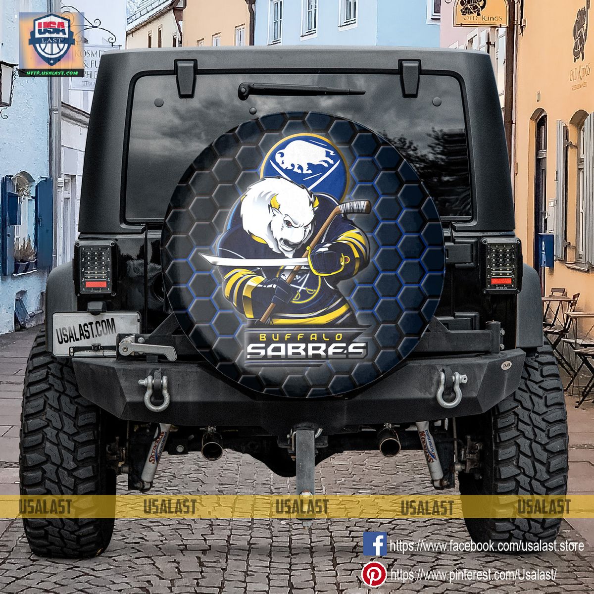 AMAZING Buffalo Sabres NHL Mascot Spare Tire Cover
