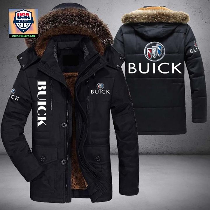 Buick Logo Brand Parka Jacket Winter Coat