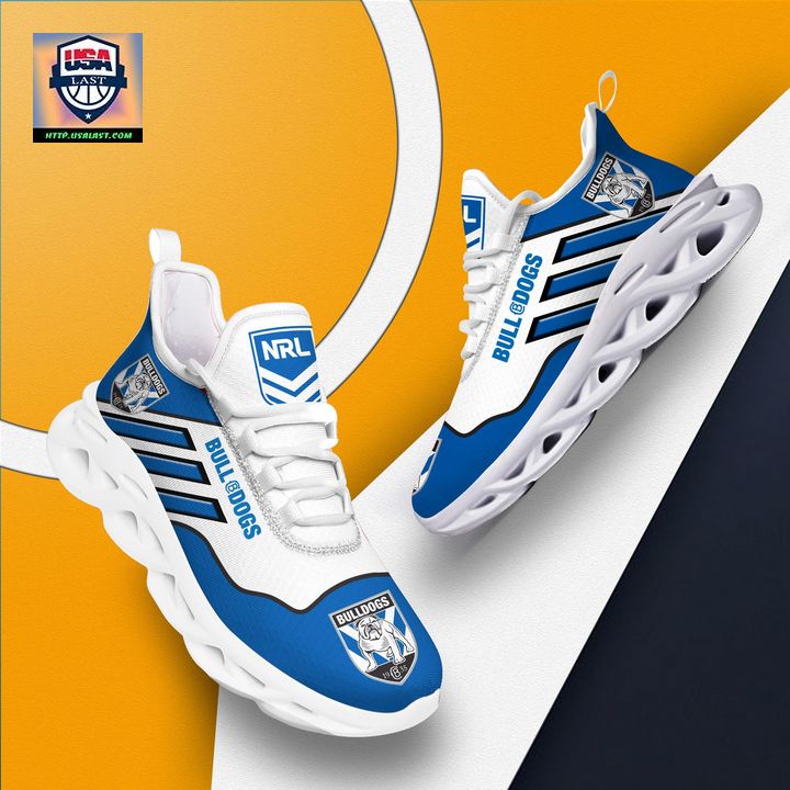 Canterbury Bulldogs Personalized Clunky Max Soul Shoes Running Shoes - Sizzling
