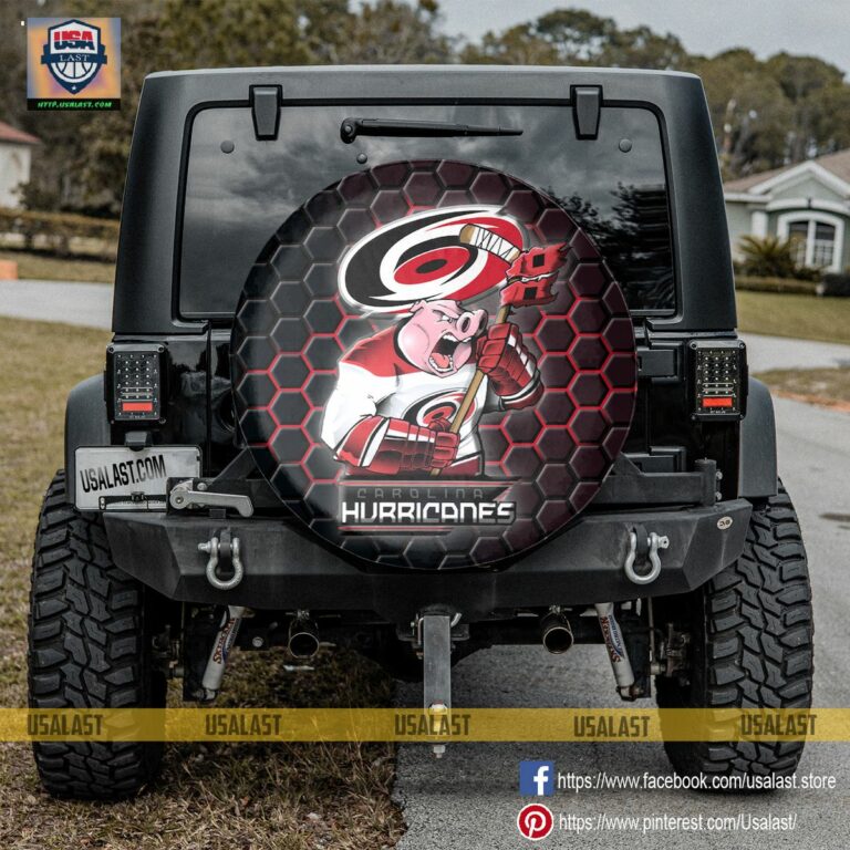 Carolina Hurricanes MLB Mascot Spare Tire Cover - My friends!