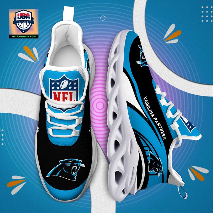 Carolina Panthers NFL Customized Max Soul Sneaker