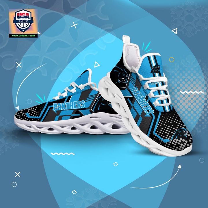 Carolina Panthers Personalized Clunky Max Soul Shoes Best Gift For Fans