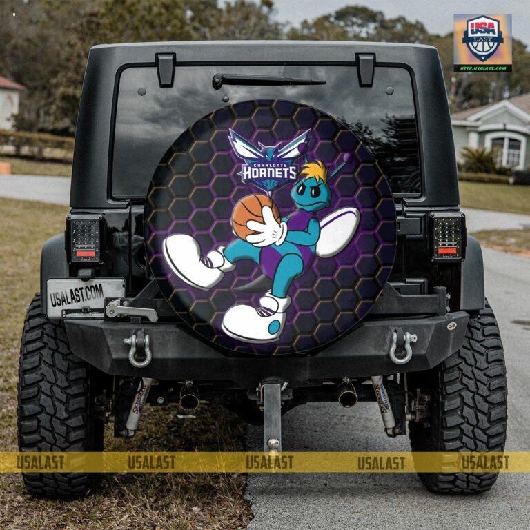 Charlotte Hornets NBA Mascot Spare Tire Cover - You look beautiful forever