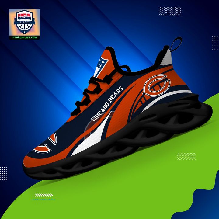 Chicago Bears NFL Customized Max Soul Sneaker - Studious look