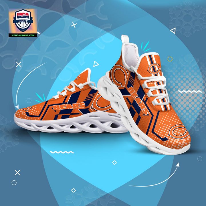Chicago Bears Personalized Clunky Max Soul Shoes Best Gift For Fans