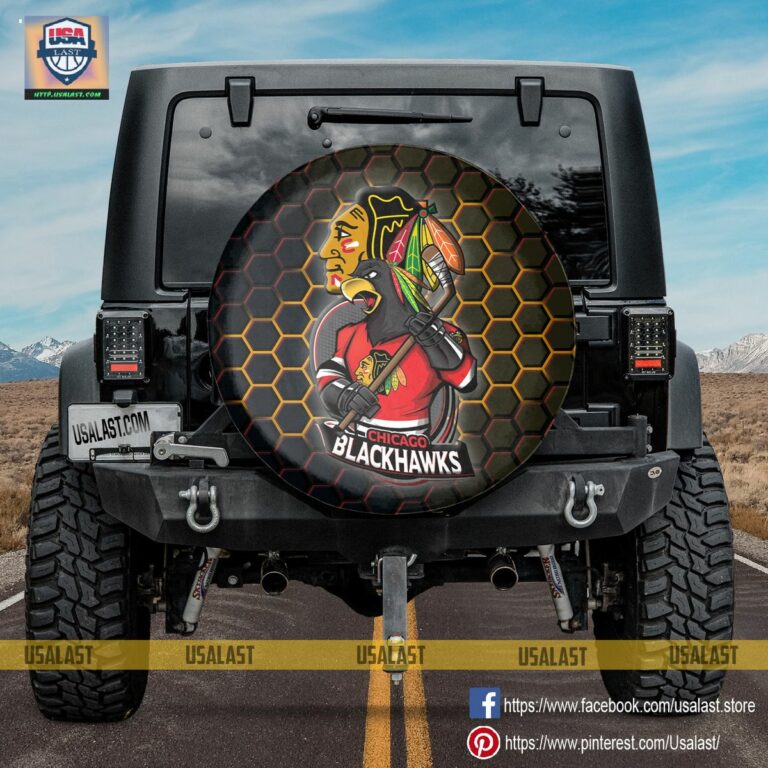 Chicago Blackhawks MLB Mascot Spare Tire Cover - You look fresh in nature