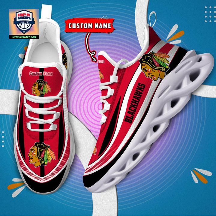 Chicago Blackhawks NHL Clunky Max Soul Shoes New Model - Cool look bro
