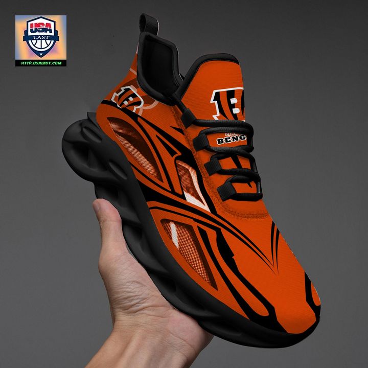 Cincinnati Bengals NFL Clunky Max Soul Shoes New Model - Nice Pic