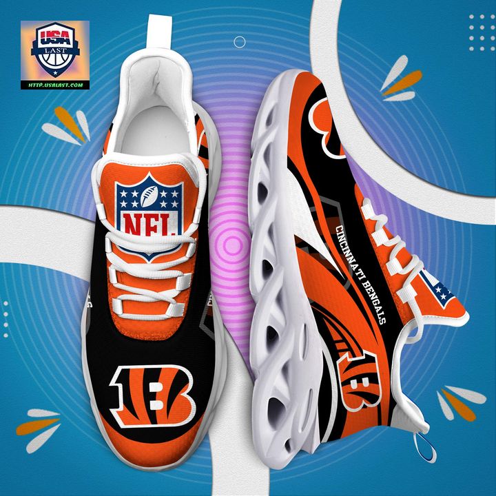 Cincinnati Bengals NFL Customized Max Soul Sneaker