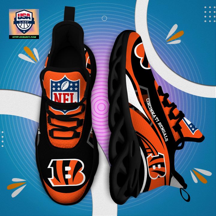 Cincinnati Bengals NFL Customized Max Soul Sneaker - You look too weak